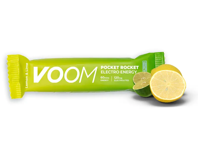 Voom Pocket Rocket Electro Energy Bar - Lemon and Lime Flavour